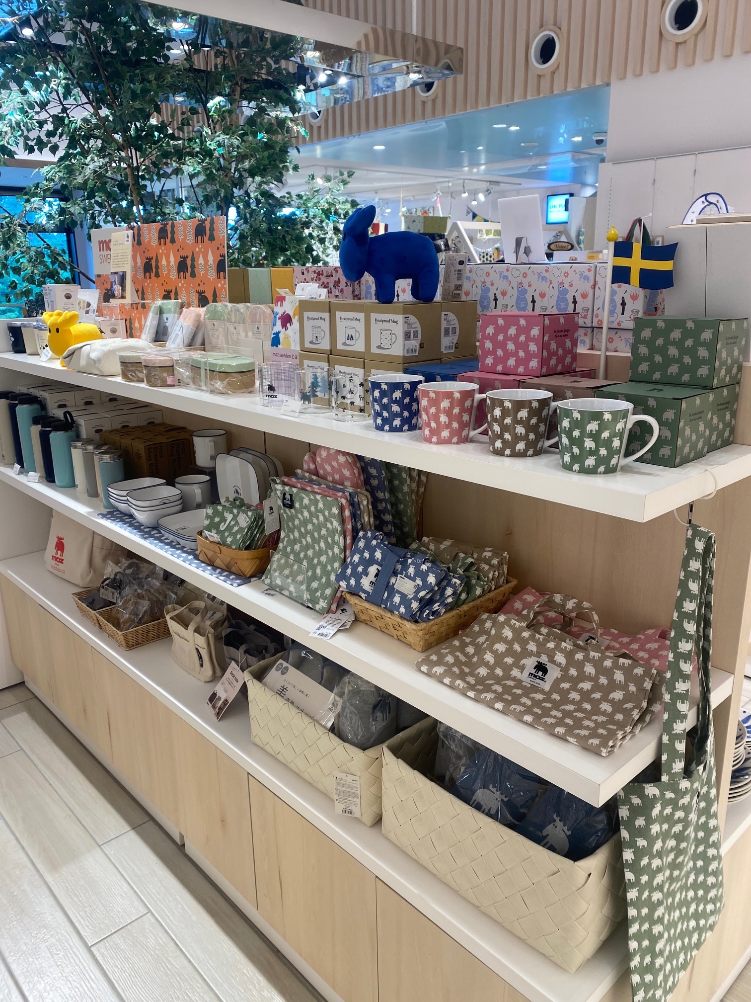 北欧雑貨メッツァ店mozコーナー