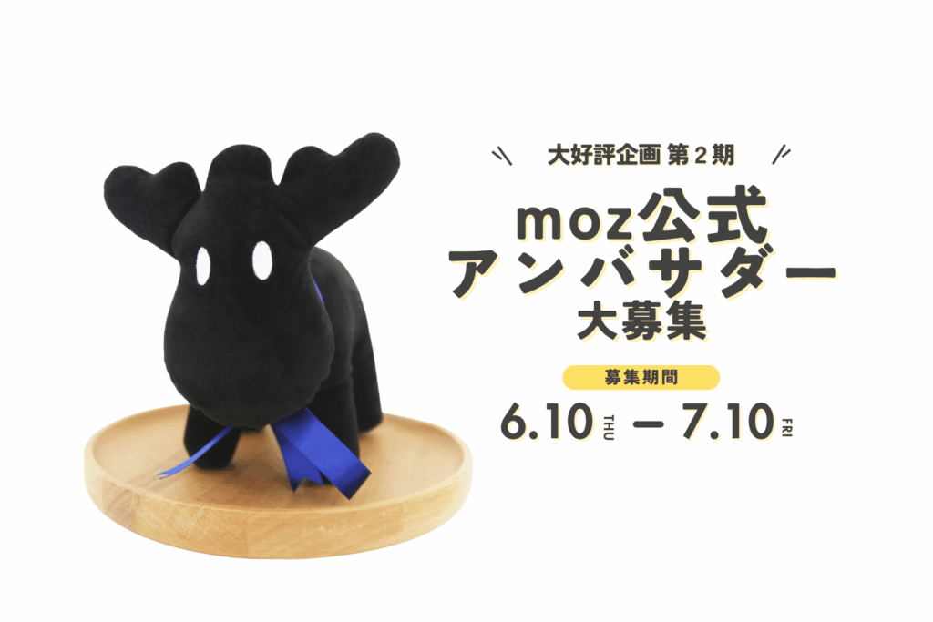moz公式アンバサダー第２期メインヴィジュアル